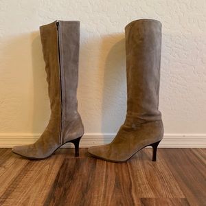 J Crew Suede High Heeled Boots SIZE 11
